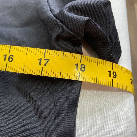 Vintage Carole Little Women's Black Gold Mixed Media Maxi Dress Size 4 Flowy - Picture 4 of 12